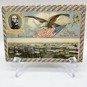 💛 Camp Meade 1918 Vintage Postcard Souvenir Book